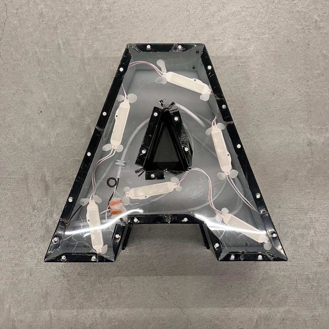 A 看板 アルファベット レターサイン 文字 アメリカ ビンテージ アンティーク