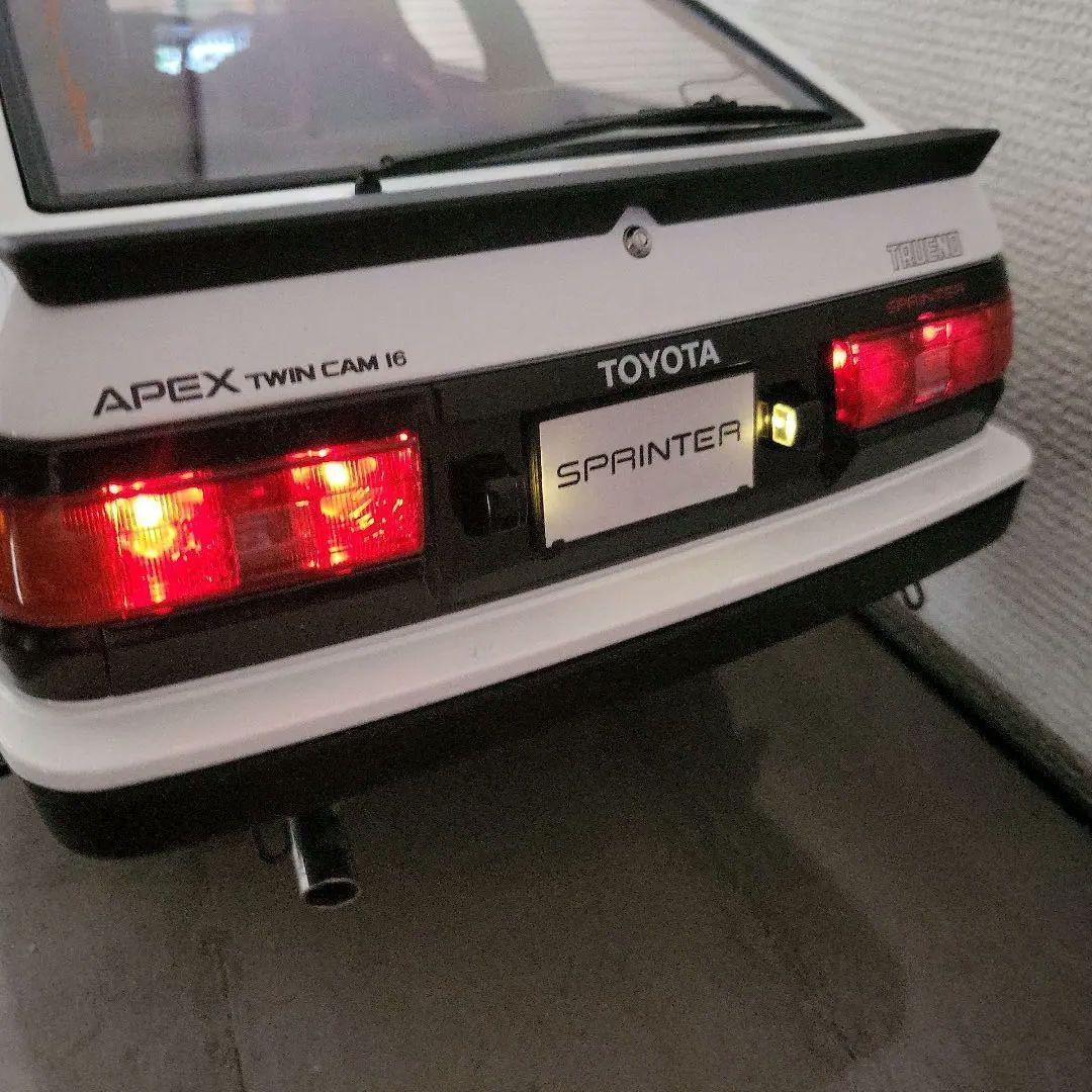 デアゴスティーニ　AE86 1/8　スプリンタートレノアクリルケース付