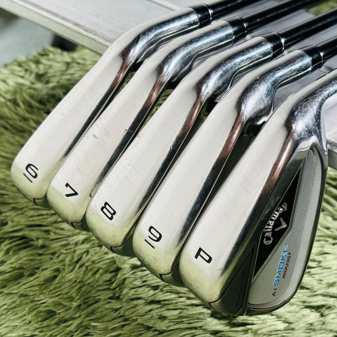 キャロウェイ パラダイムAiスモークマックスファスト アイアン5本セット メンズ