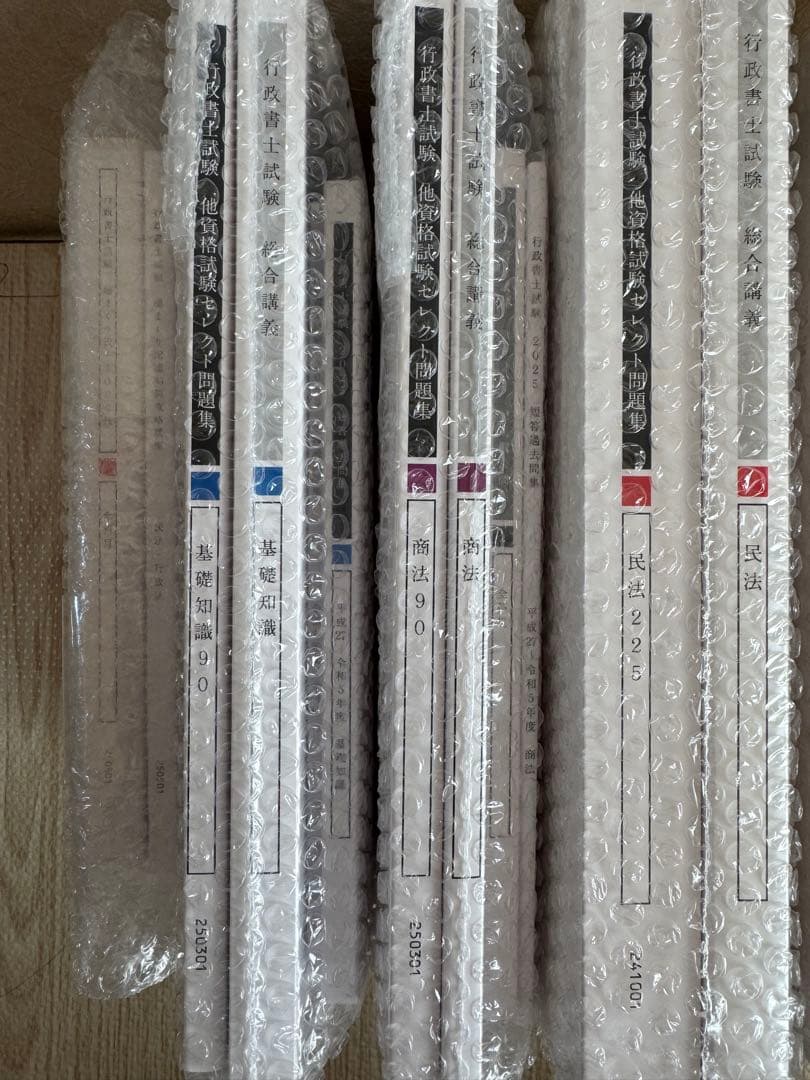 アガルート 行政書士 2025 中上級 ライトカリキュラム