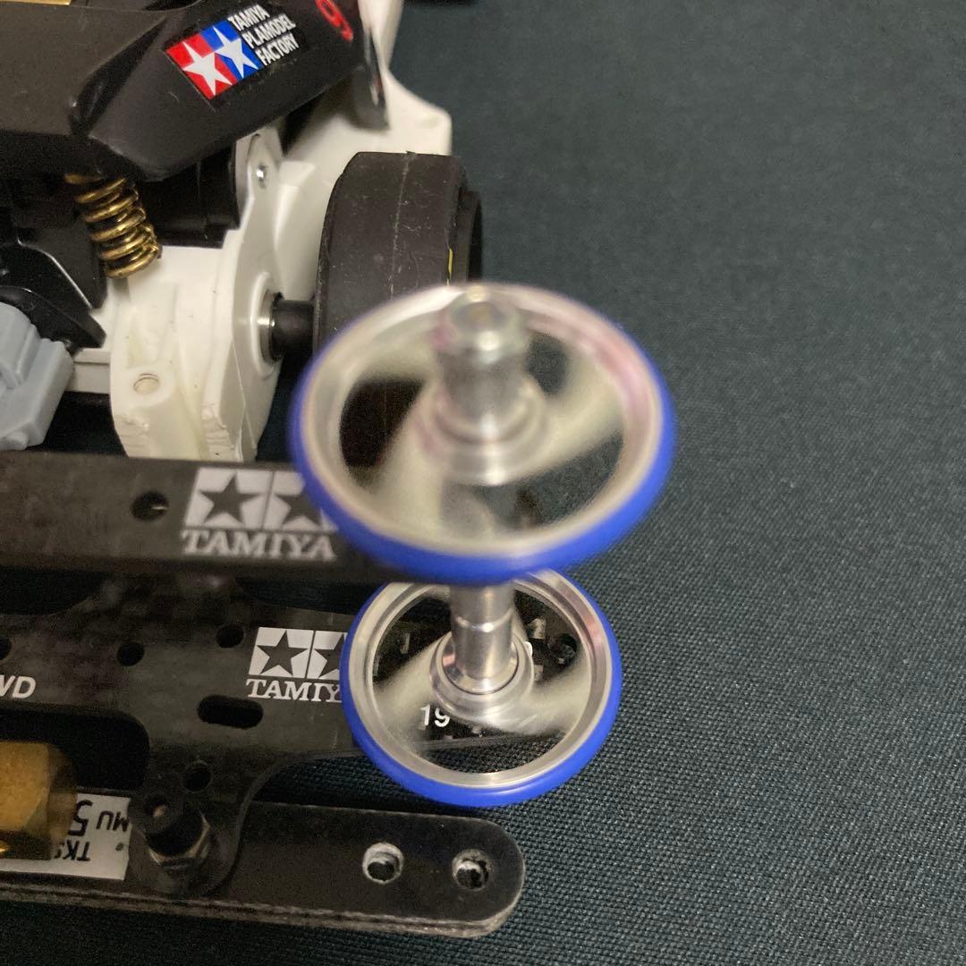 ミニ四駆 ブラックグラスホッパー2 MAシャーシ カーボンパーツ 脱脂済ローラー