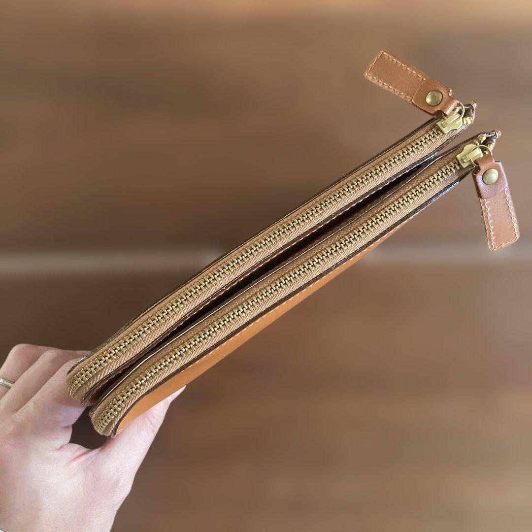 【新品未使用】Felisi フェリージ トラベルポーチ 1054 ブラウン