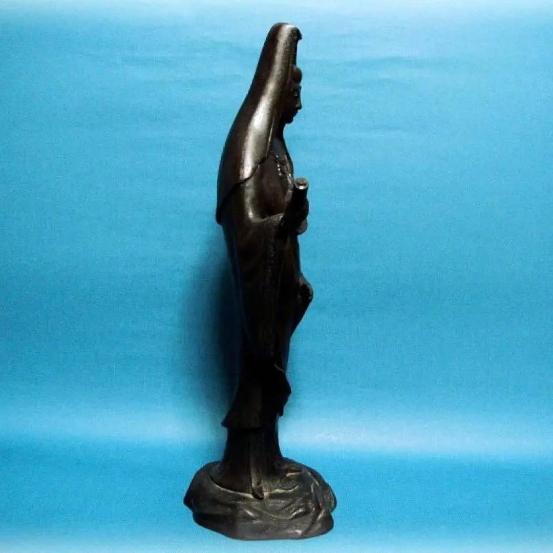 417『唐銅 観音菩薩』　　/骨董 古美術 茶道具 古民芸 antique