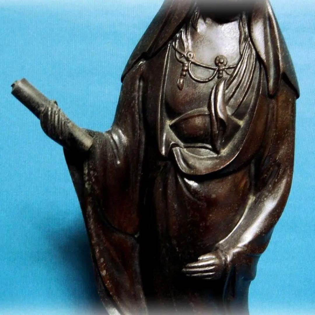 417『唐銅 観音菩薩』　　/骨董 古美術 茶道具 古民芸 antique