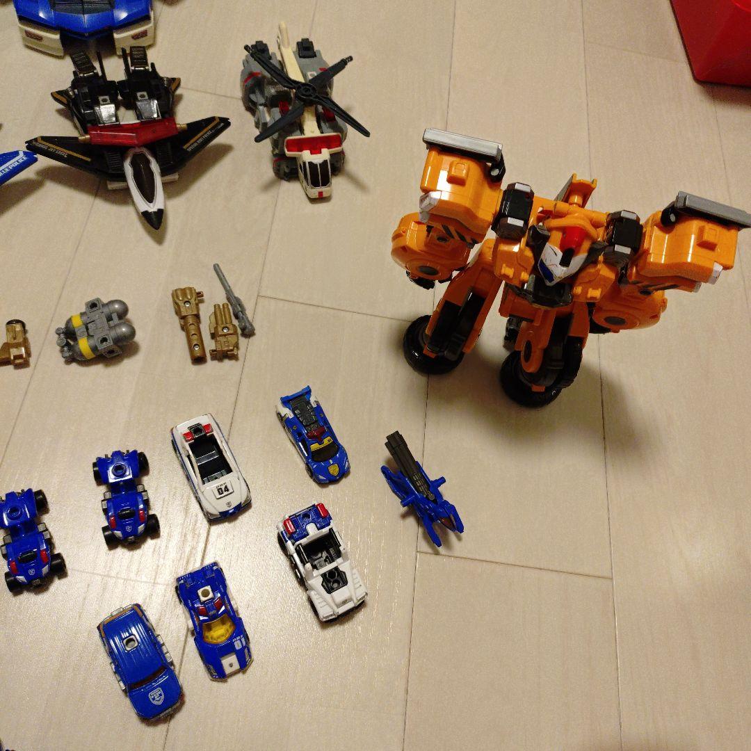 ハイパーシリーズ　セット　青い戦闘機と車両のミニカーセット