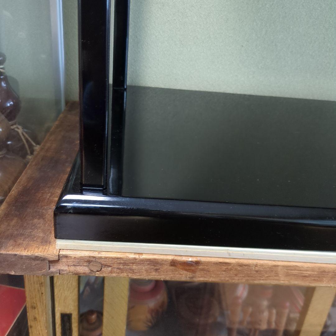 台子　真塗　茶道具　組み立て式　木製　茶道　棚　茶棚　紙箱