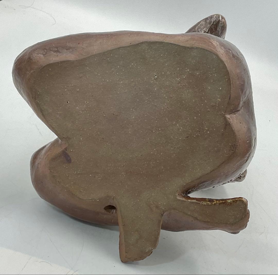 【104】★昭和初期の名工　陶彫作家　岡本錦朋先生　備前焼裸婦像★