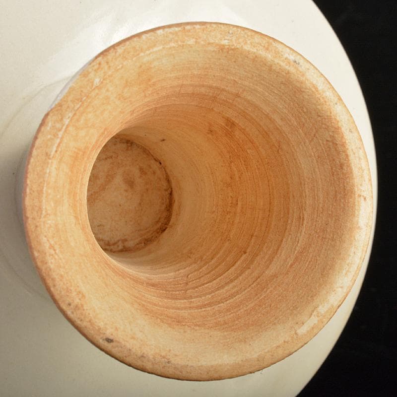 中国　定窯　白磁　杯　杯台　一對　在銘　D　7267E