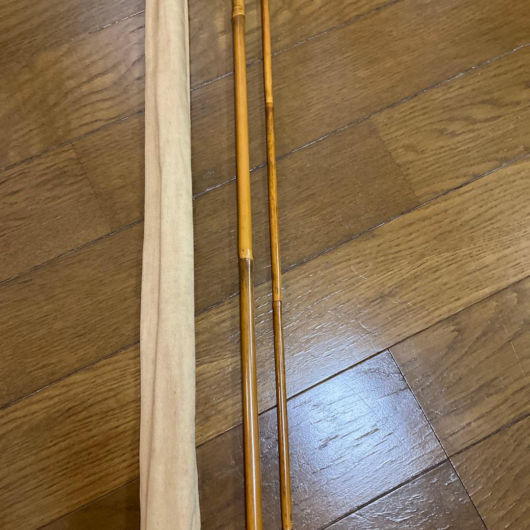 名人 竿 竹製 ヘラブナ竿 名人　竿太郎　専用ケース付き