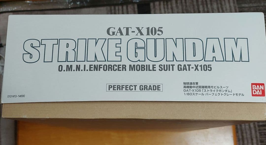 未組立　バンダイBANDAI GAT-X105 STRIKE GUNDAM PG