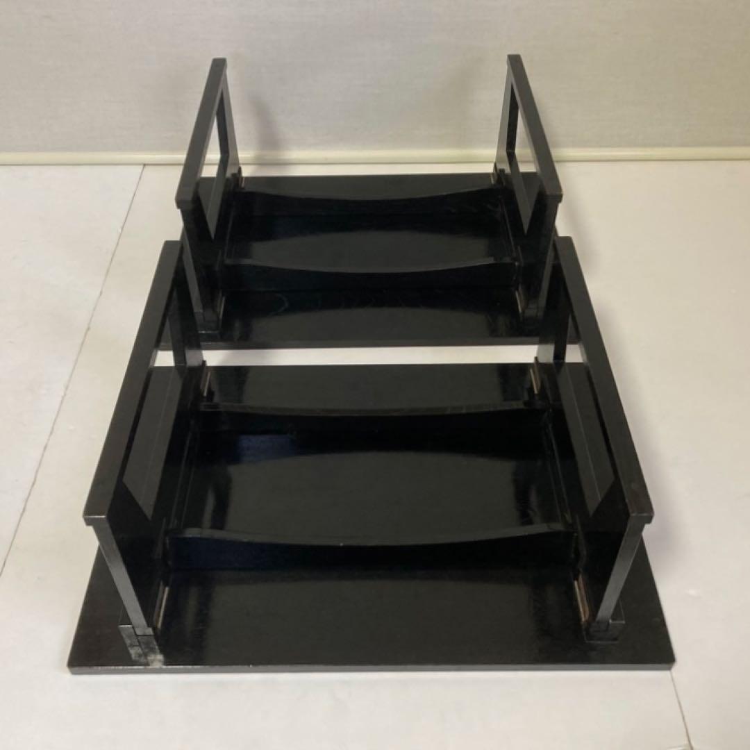 二月堂机 座卓 ちゃぶ台 文机 食卓 折り畳み 2台 木製 漆塗 和風 レトロ