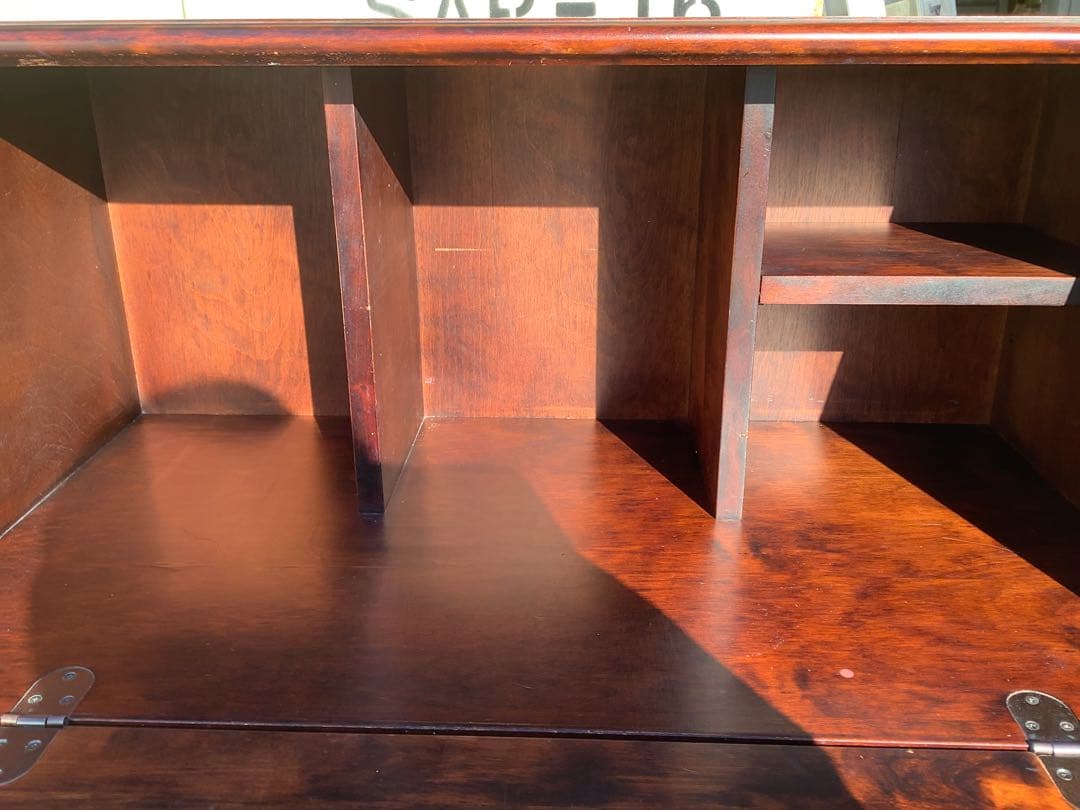 SASA 北海民芸 和光 ライティングビューロー ライティングデスク 樺材