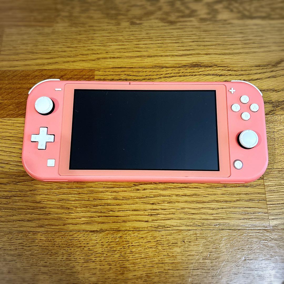 【ジャンク扱い】Nintendo Switch Lite コーラル 本体　箱付き
