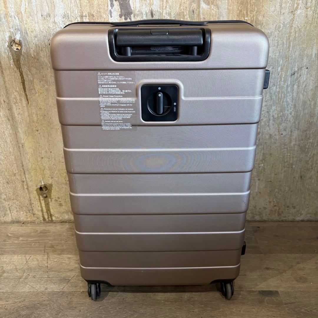 MUJI 無印良品 バーの高さを自由に調節できるストッパー付きキャリー 85L