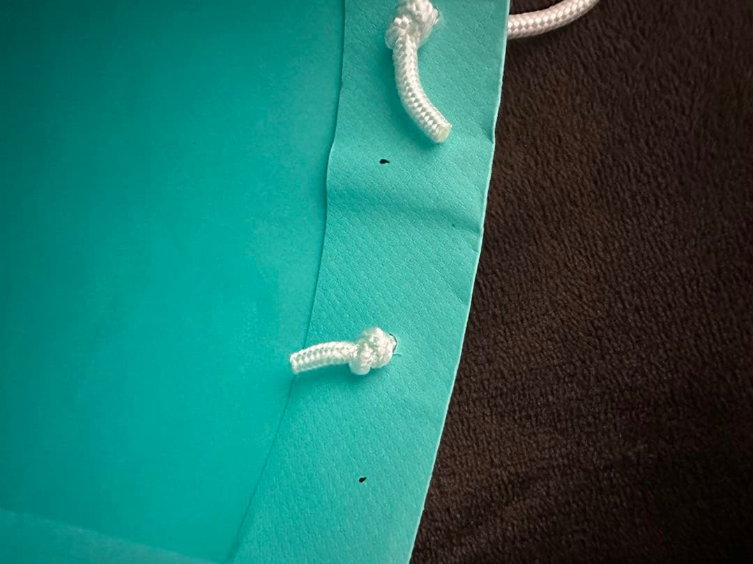 Tiffany リングケース 空 リボン ショッパー付 ティファニーリングケース