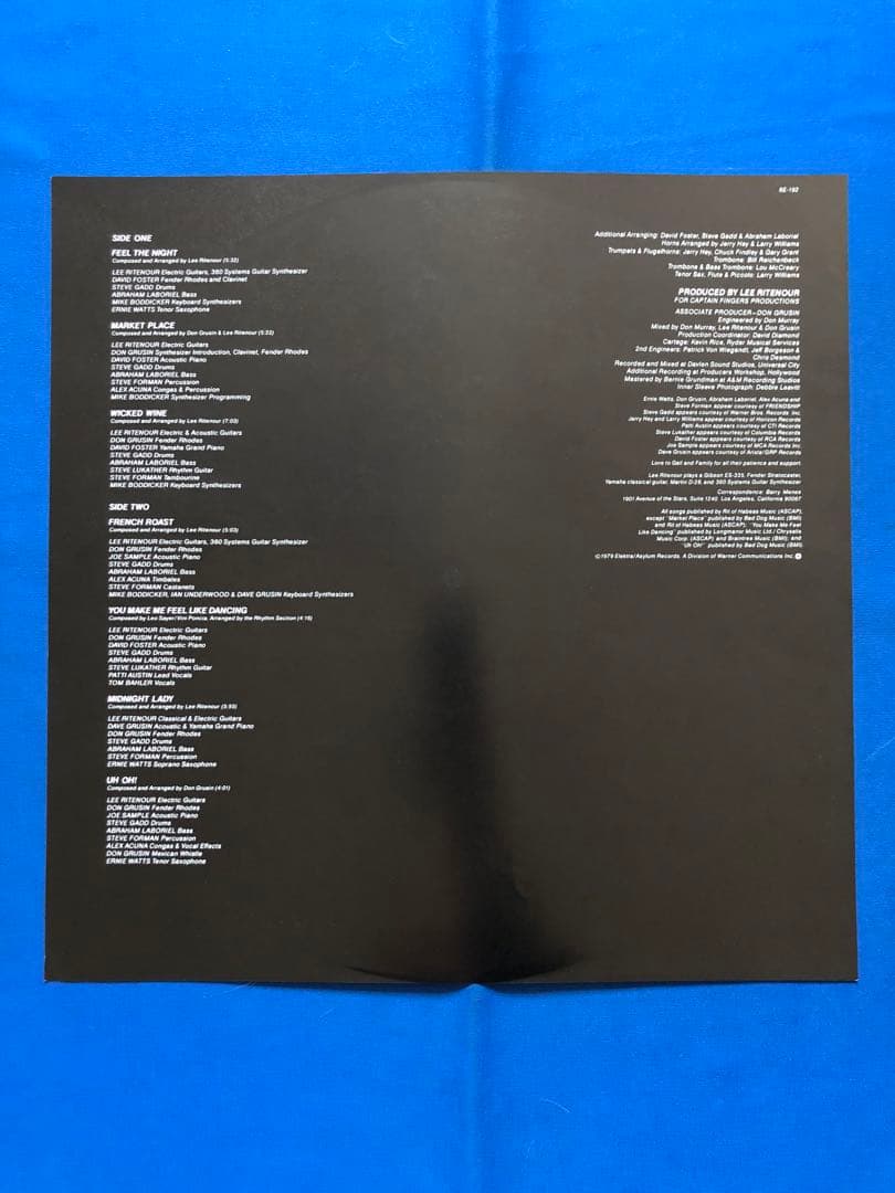 LPレコード♢リー◦リトナー♢P-10645E♢1979年♢うg4950w43