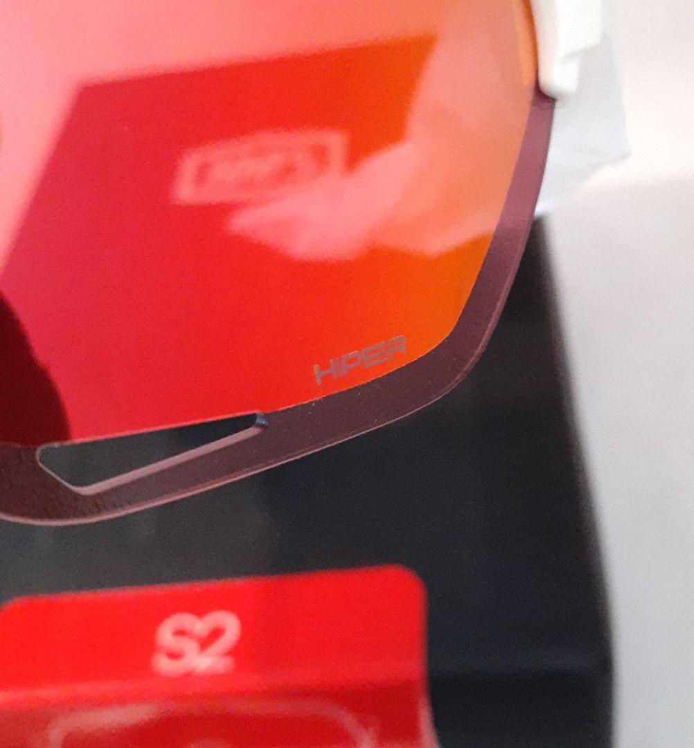 100% S2 ホワイト レッドミラーレンズ ワンハンドレッド サングラス