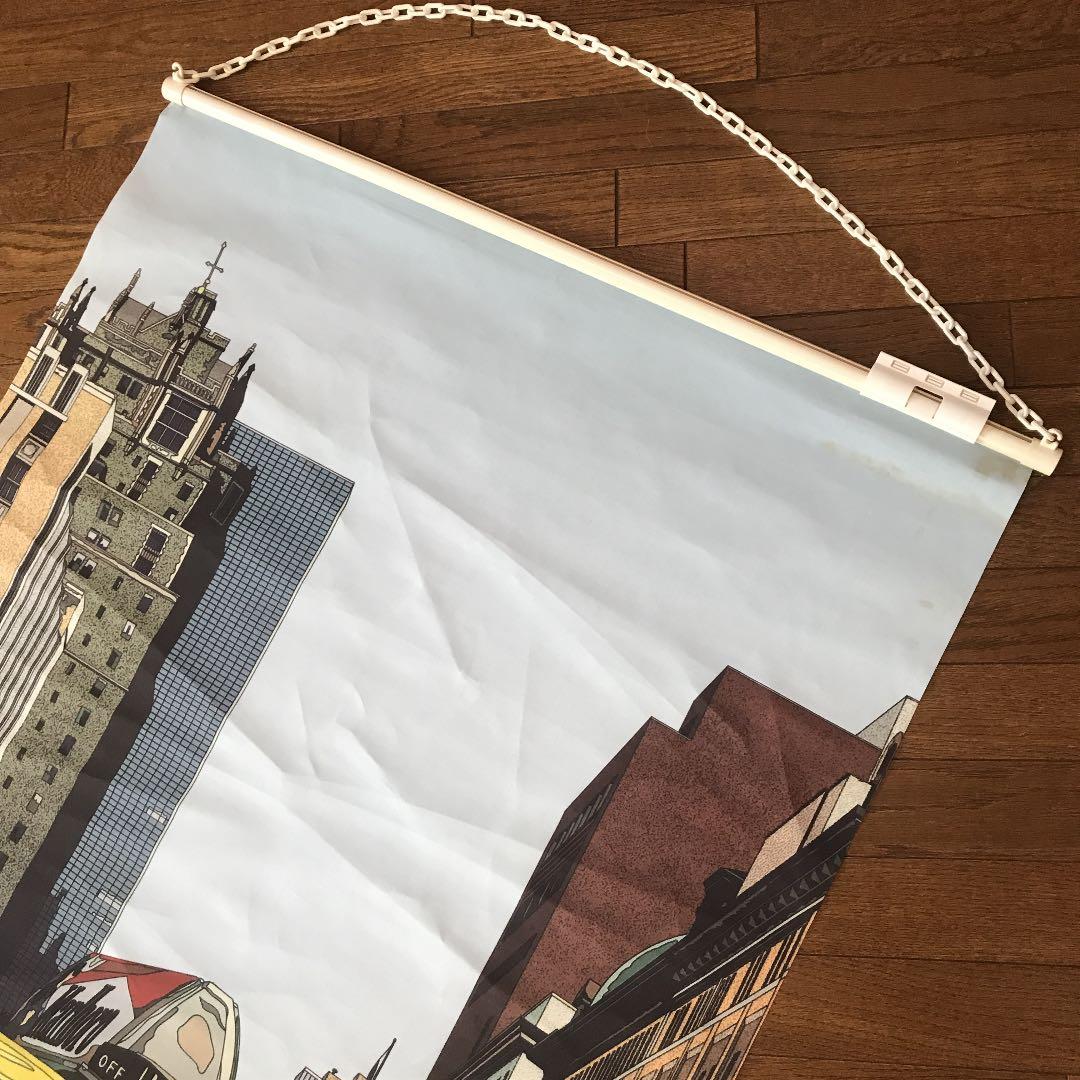 【希少 新品】FIZIN SUZUI 鈴木英人 アート スクリーン 当時モノ