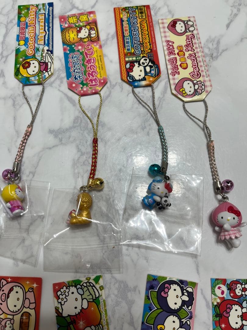 【たんぽぽ】ハローキティ キーホルダー 8個セット