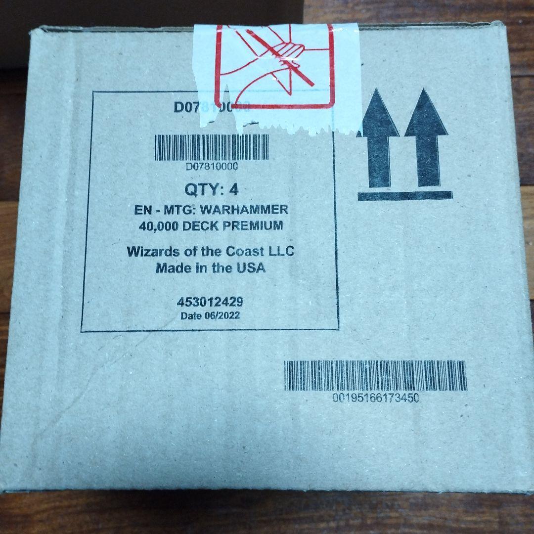 MTG 統率者デッキ ウォーハンマー コレクター版　英語版 4種セット