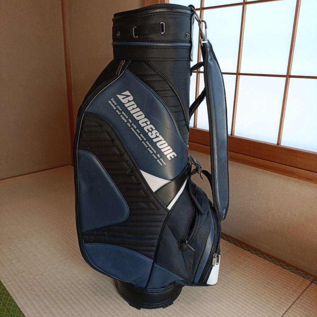 BRIDGESTONE キャディバッグ 青/黒