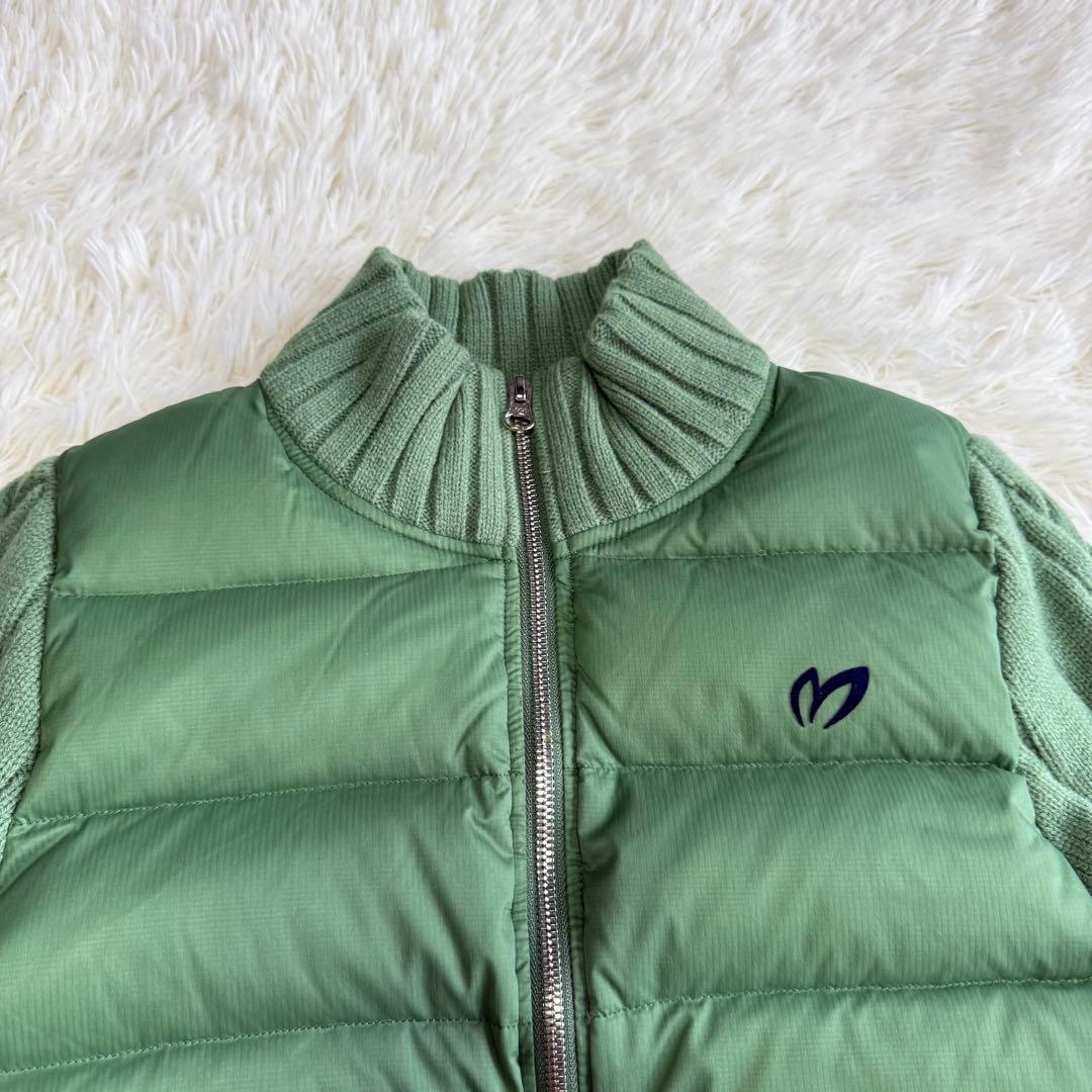 【マスターバニー】美品 ダウンジャケット カーキ 肉厚 1サイズ レディース