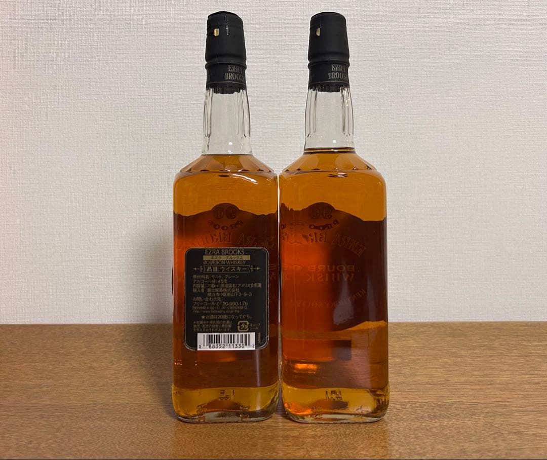 旧ラベル エズラブルックス 90proof 検索 ワイルドターキー ブッカーズ