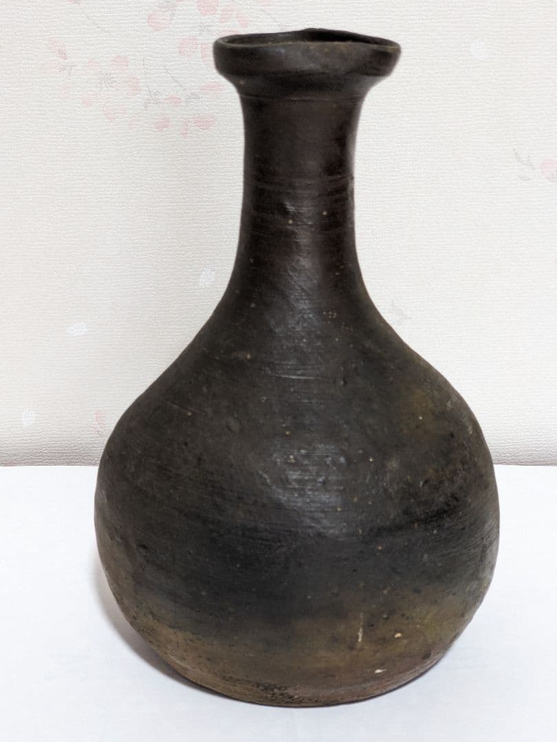 ♦古陶磁 丹波焼 焼締め徳利 酒器 江戸時代前期〜江戸中期 花器花活け 骨董品