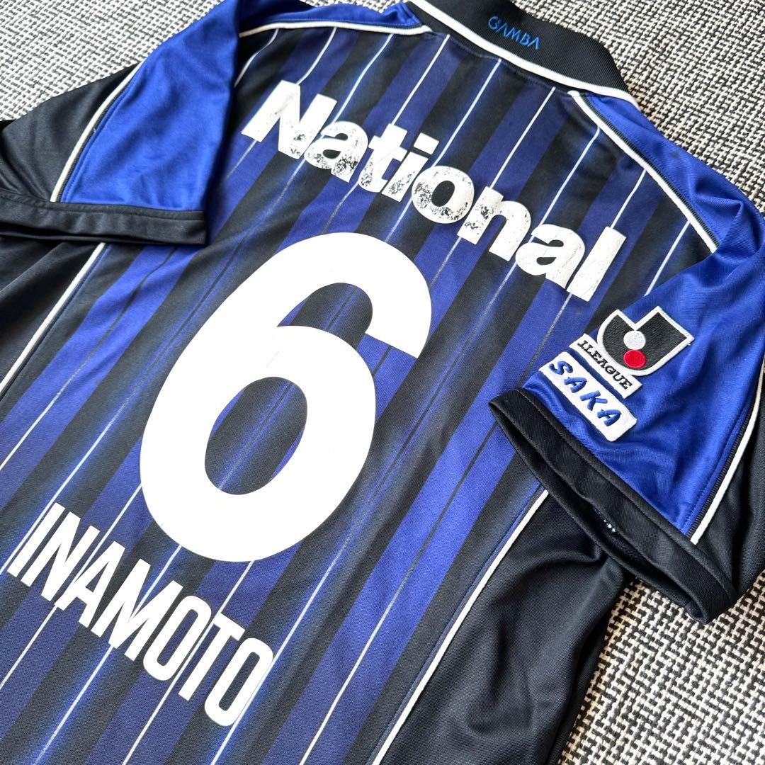 【ガンバ大阪ラストゲーム着用】稲本潤一 ＃６ ガンバ大阪 ０１／０２(H)