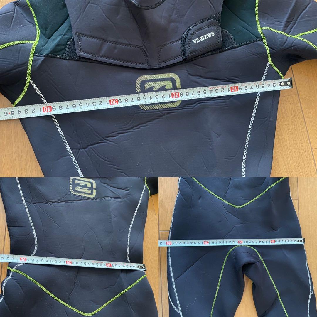 ビラボン 裏起毛ウェットスーツ　ノンジップ