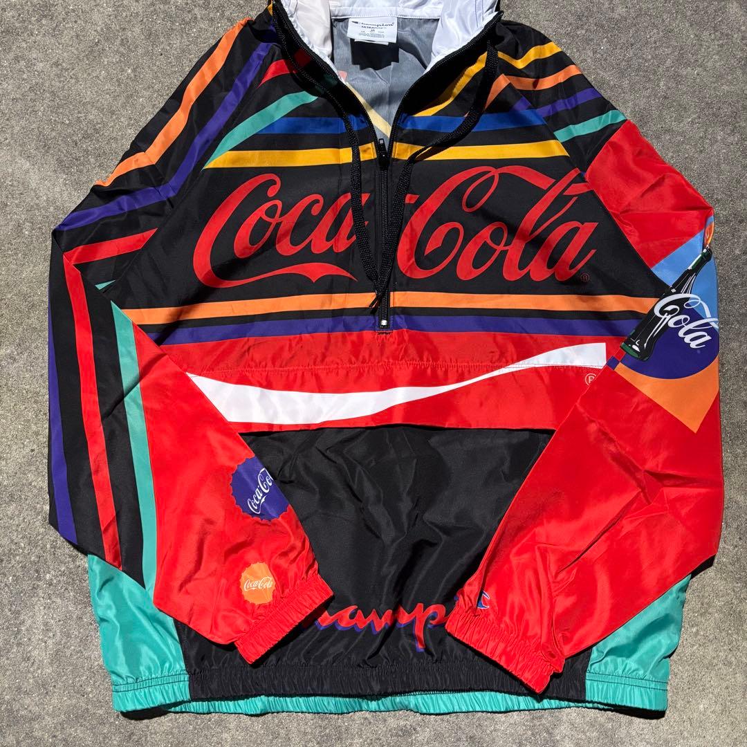 Champion × Coca-Cola オールオーバー アノラック y2k
