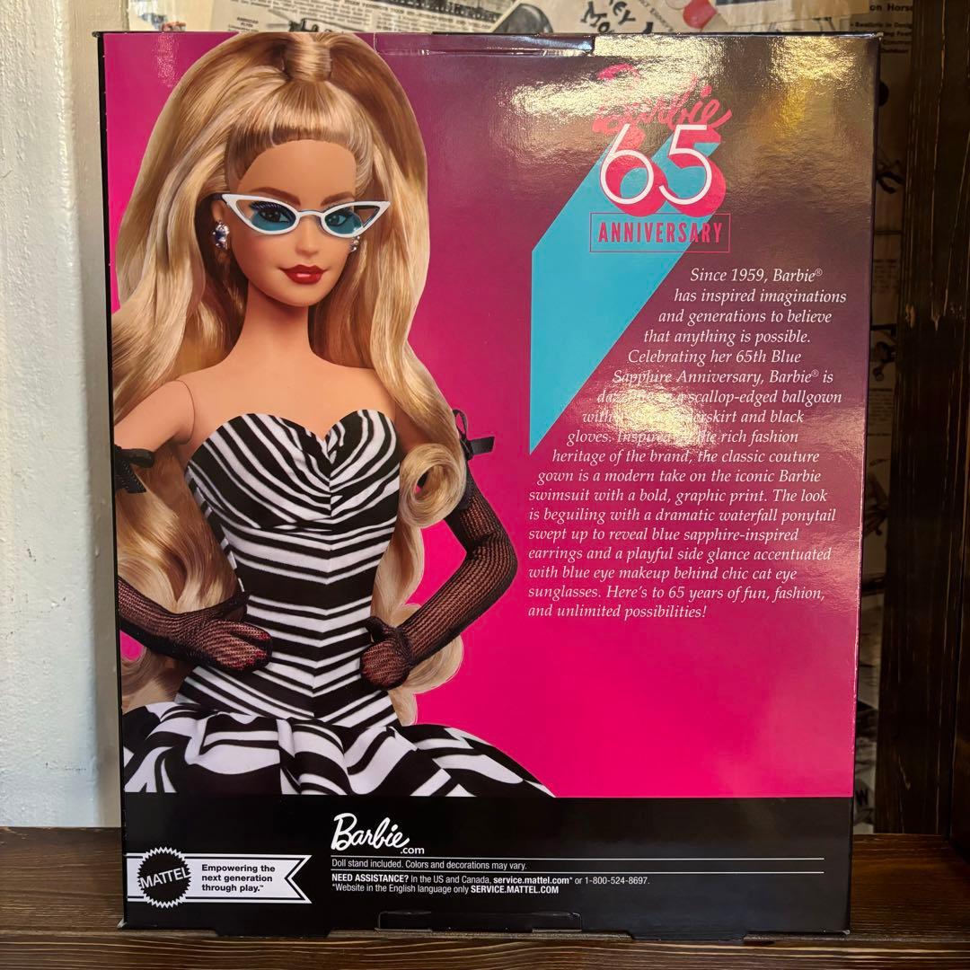 直輸入品　バービー(Barbie) 　65周年アニバーサリードール ブロンド