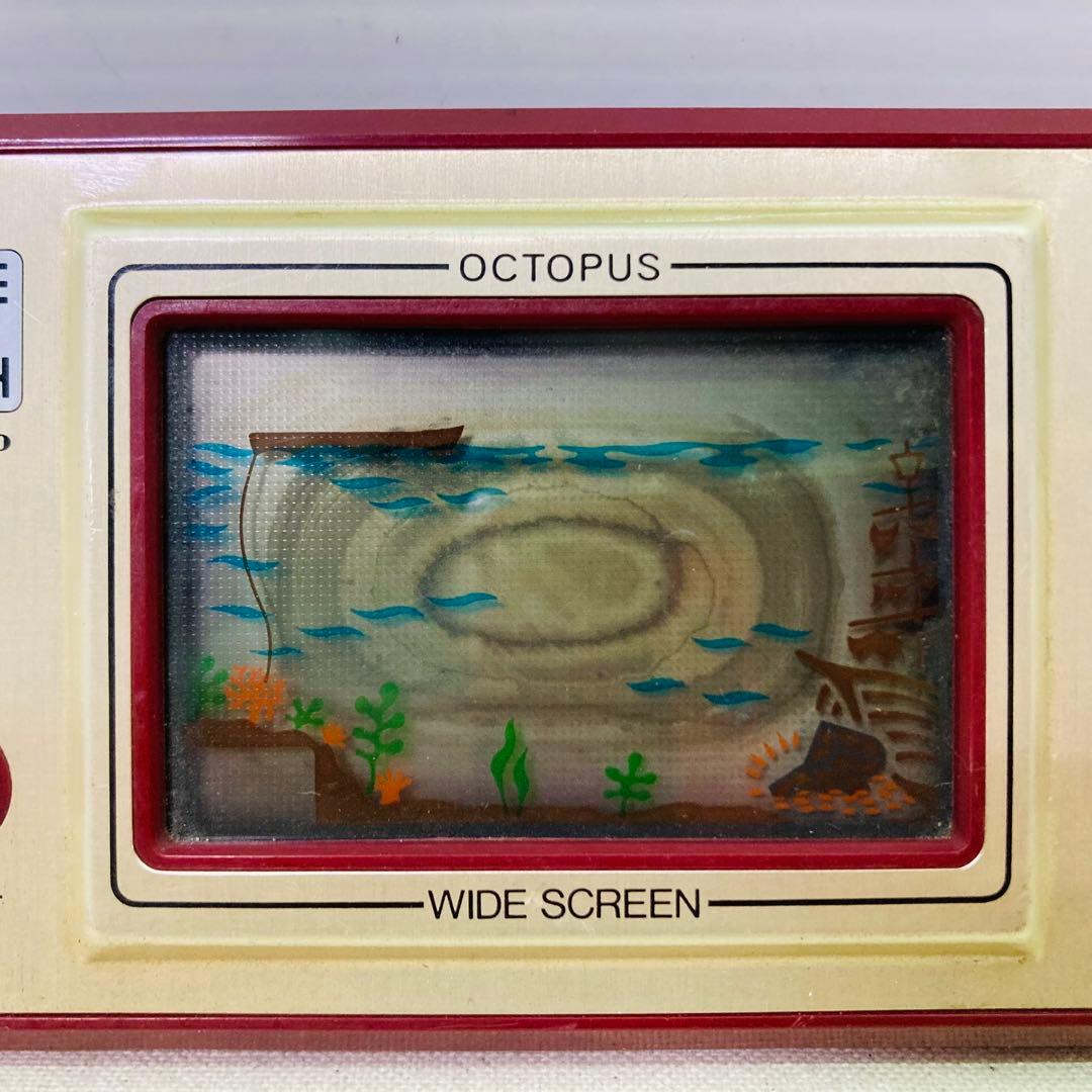 【動作確認済み★1981年】ゲームウォッチ　オクトパス　任天堂　Nintendo