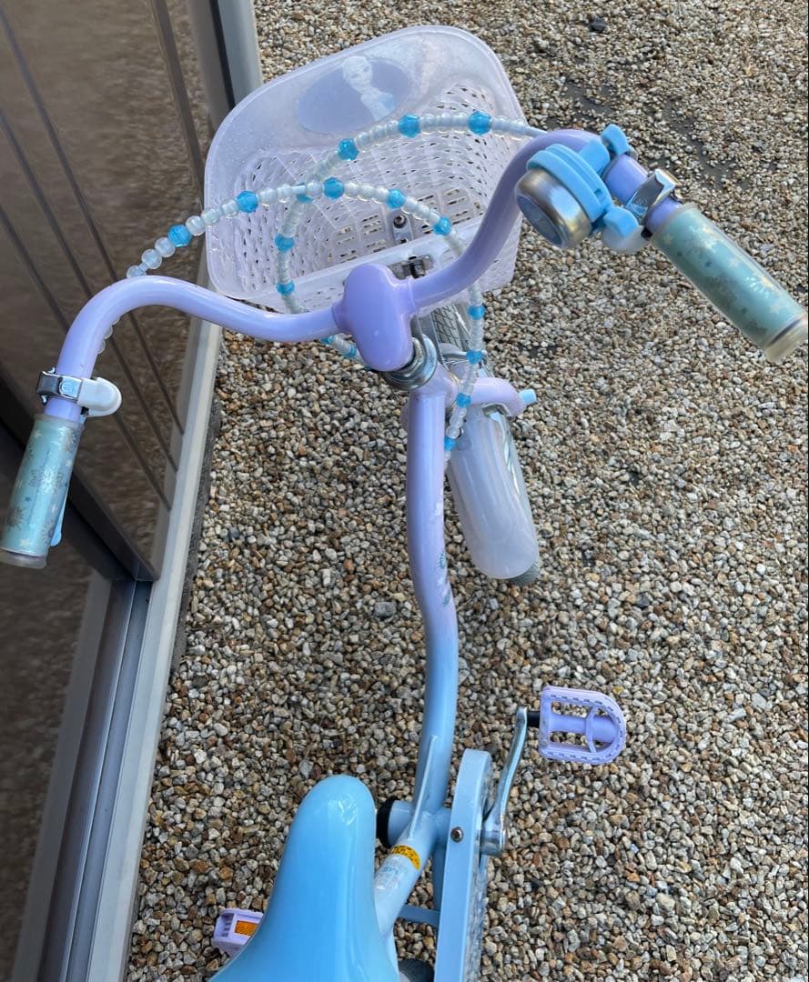 【直接引き渡し】18インチ　子供用自転車　アイデス　アナと雪の女王