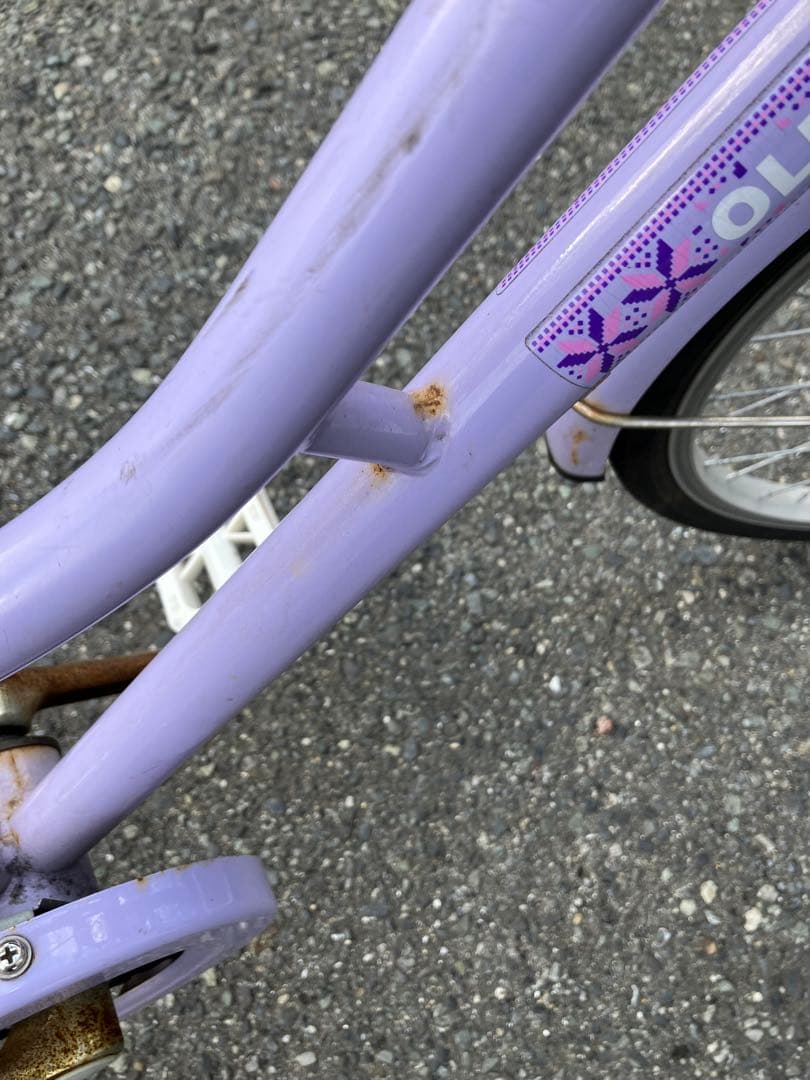 OLIVE des OLIVE 子供用自転車 パープル