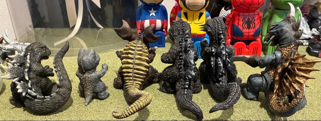 ゴジラフィギュア 6体セット ウエストケンジ　リアルディフォルメソフビ