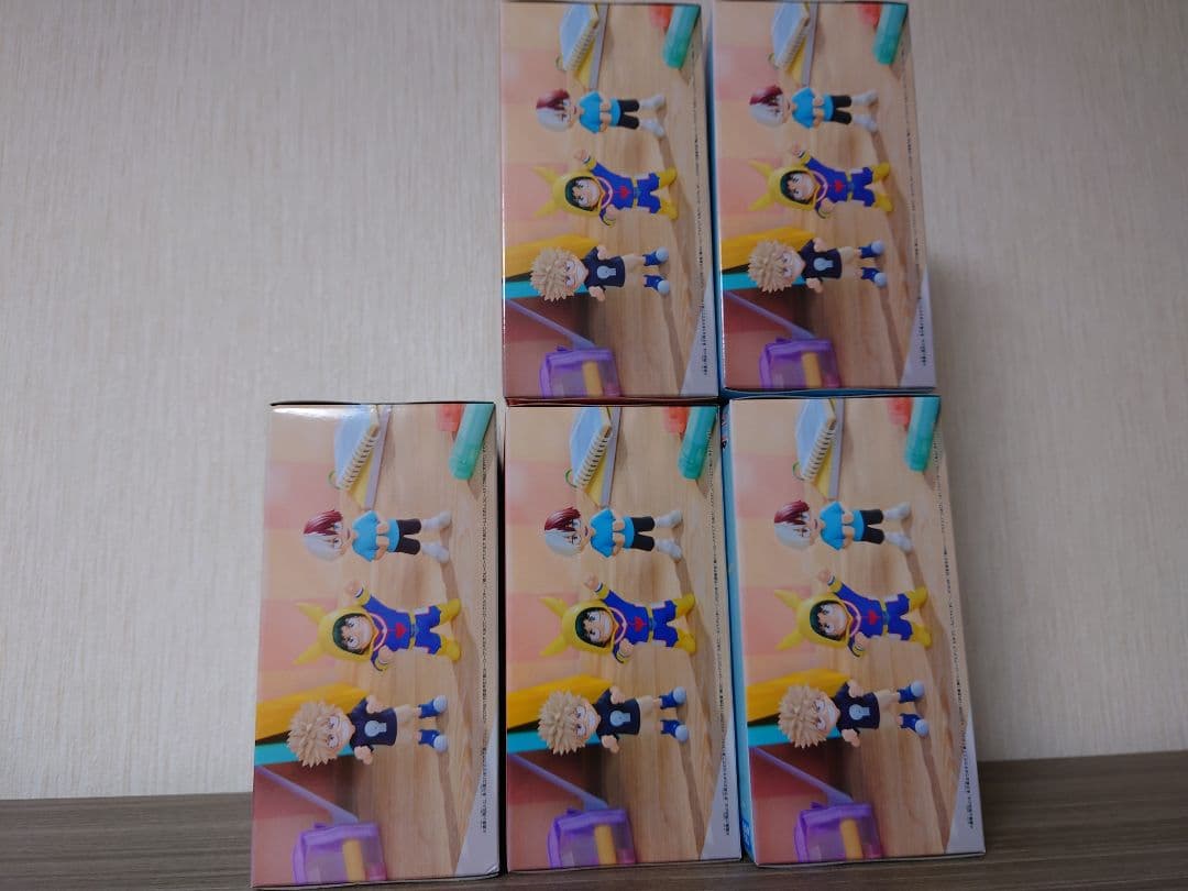 僕のヒーローアカデミア　ちあぴこ　フィギュア　緑谷出久　爆豪勝己　轟焦凍　5点