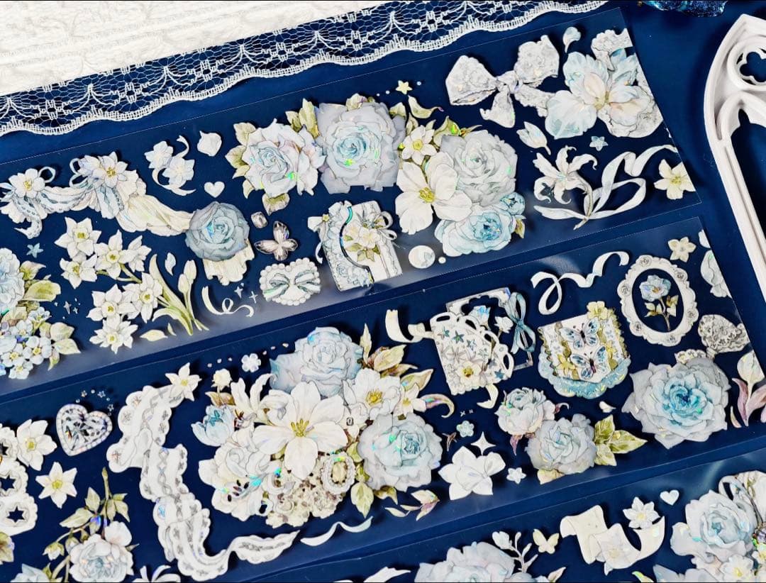 贝壳光 青柠微光 6cm×10m 海外マスキングテープ　バラ