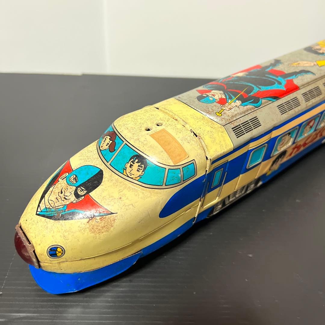 レア❗️ 昭和レトロ　当時物　浅草トイ　わんぱく探偵団　ひかり号　ブリキ