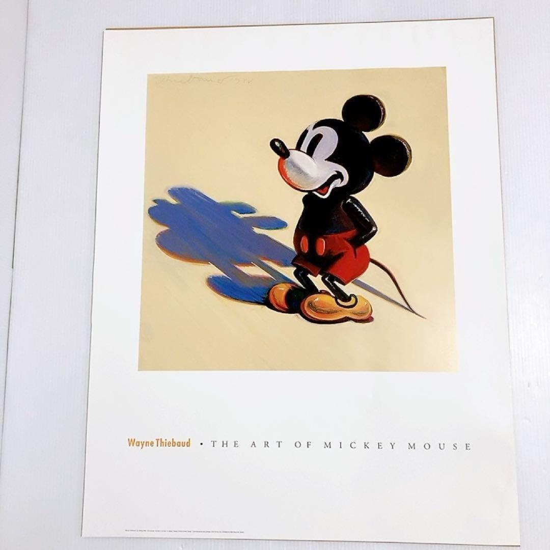 特大★希少★ミッキー　アートポスター　ウェイン・ティーボー　アンディ・ウォーホル