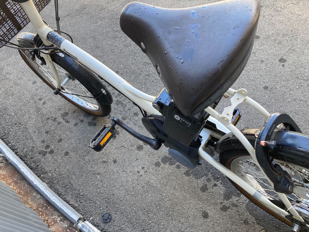パナソニック最新機種電動アシスト自転車glitter20インチポールホワイト