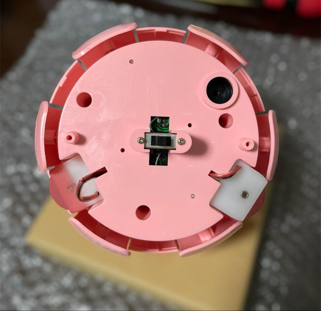 【値下げ】新品1985年 日清UFOダンシングウーパー　コロがり回る目ざまし時計