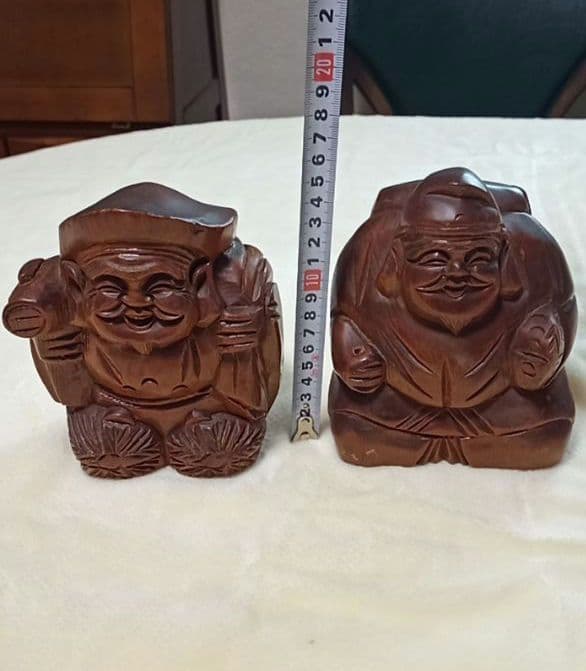 縁起物 恵比寿 大黒天 ２体
