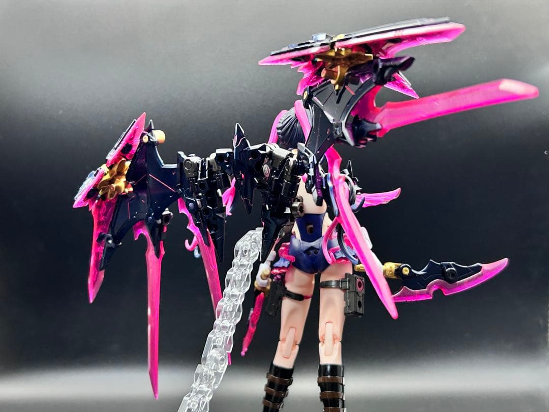 メガミデバイス　デザイアメイデン　レイダー 塗装済み完成品　パラディンデカール