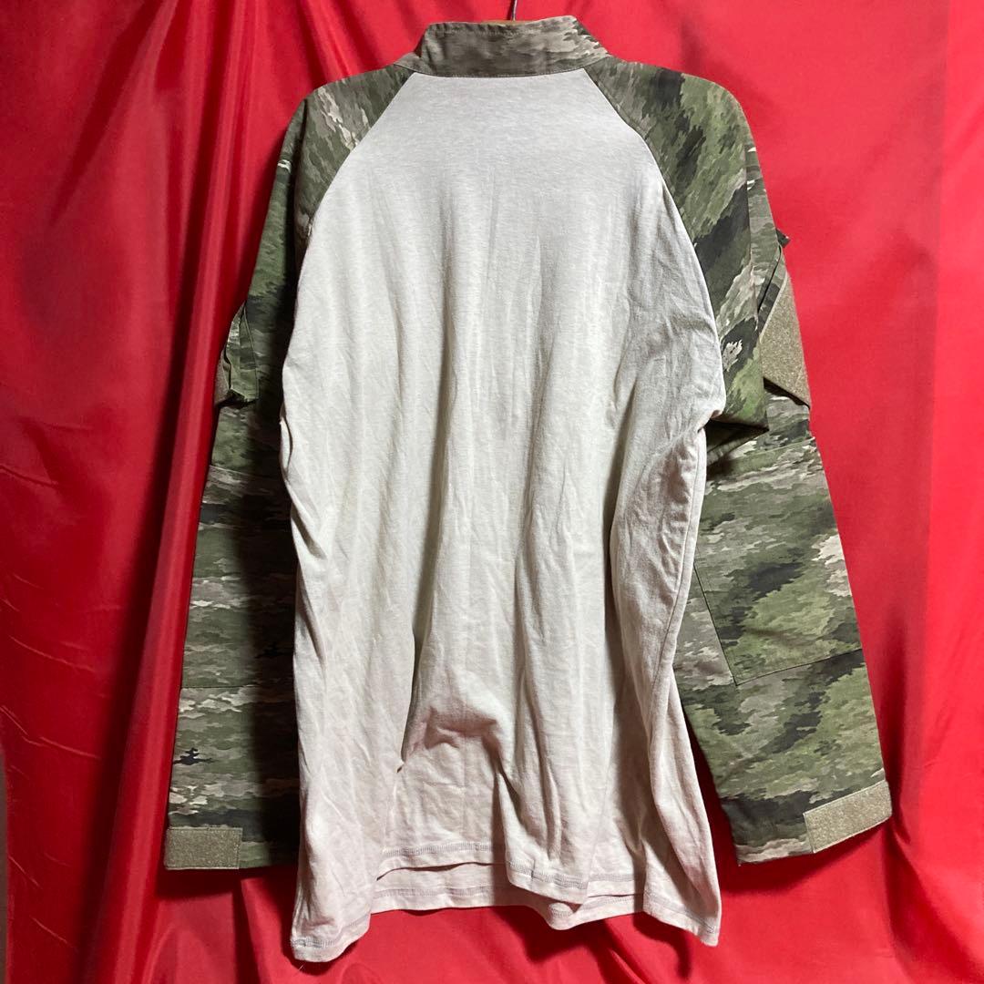 TRU-SPEC 1/4ZIPコンバットシャツ A-TACSⅨ 美品 XL-R