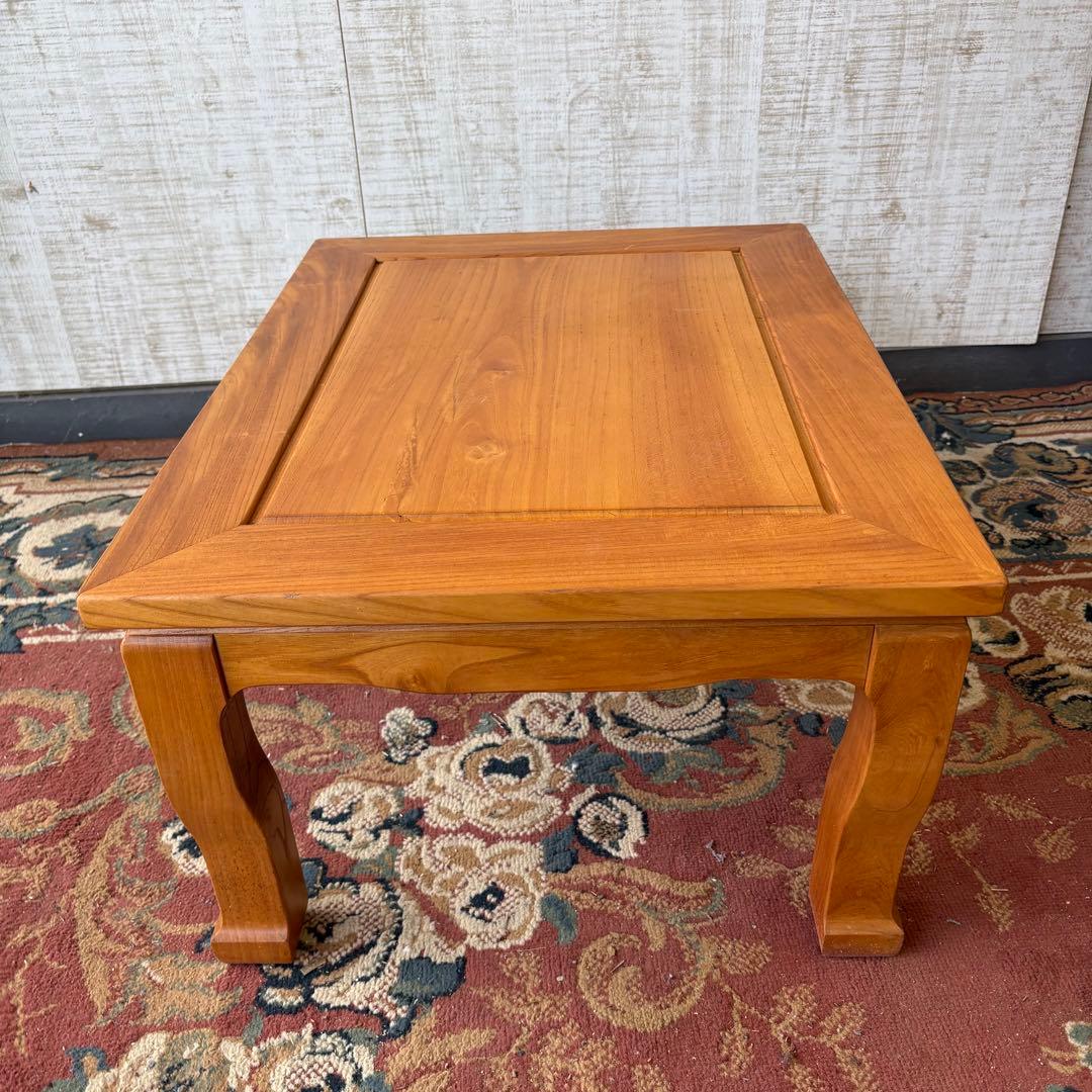 昭和レトロ 古家具 無垢材 木製座卓 ちゃぶ台 文机 お経台 経机 ローテーブル