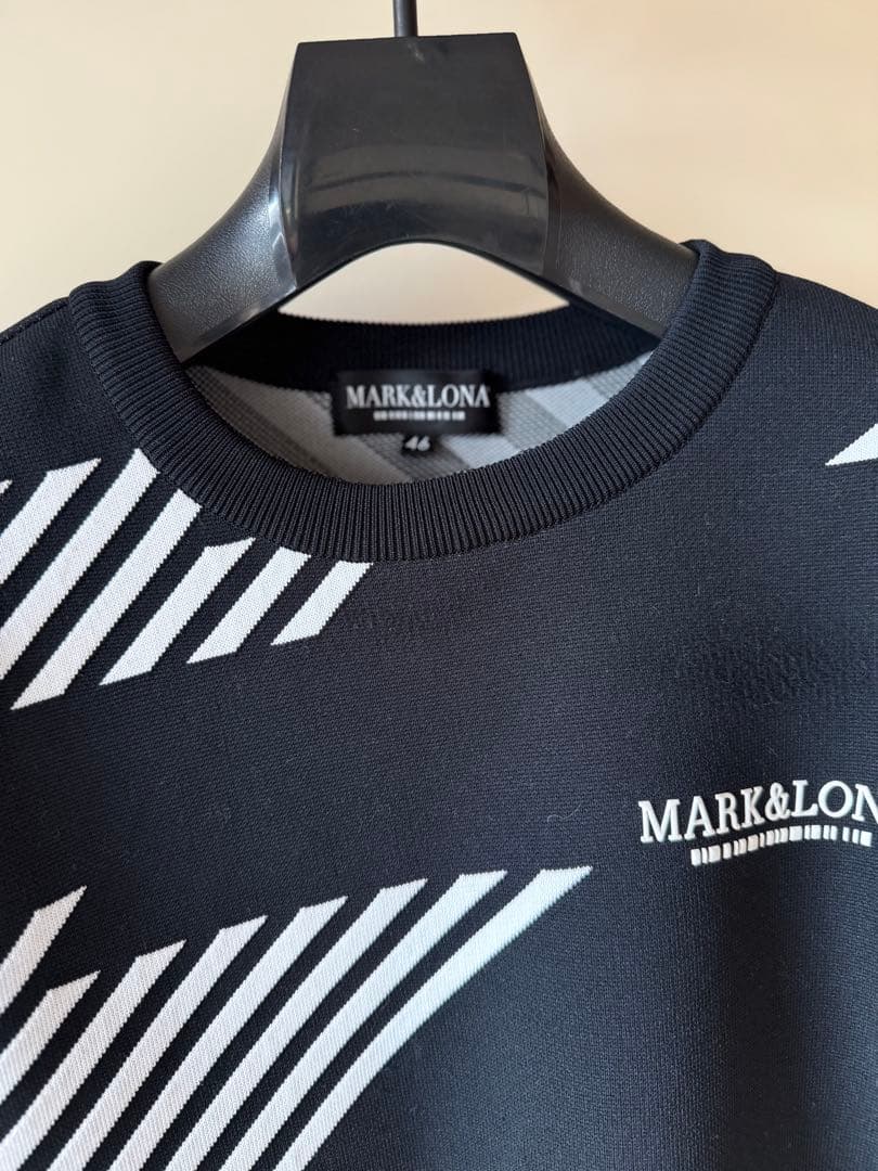 美品 ★ MARK&LONA ニット セーター マーク&ロナ 正規品 ブラック