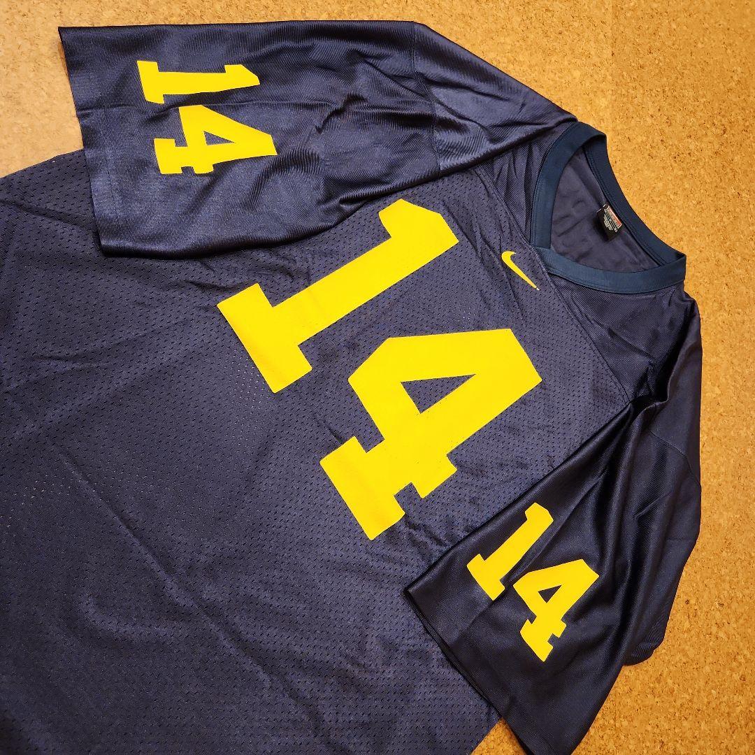 美品希少 ナイキ ミシガン大学 アメフト カレッジユニフォーム