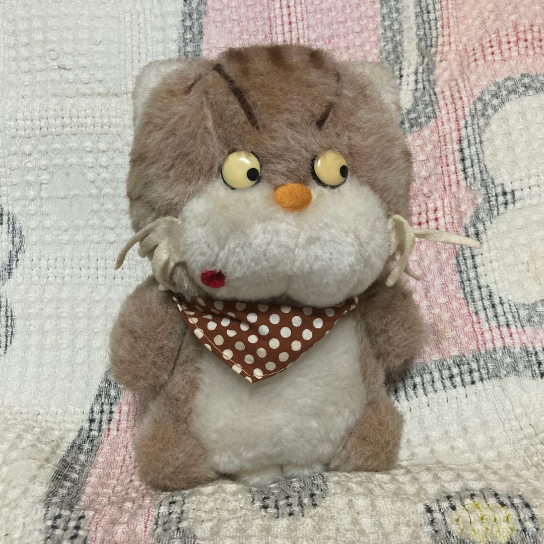 昭和レトロ　プチ・アムール　じゃりン子チエ　アントニオJr. ぬいぐるみ　中古品