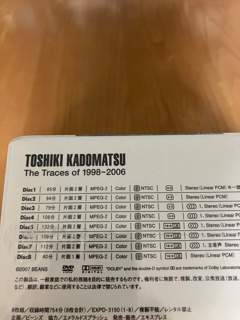 角松敏生　DVD-BOX The Traces of 1998-2006
